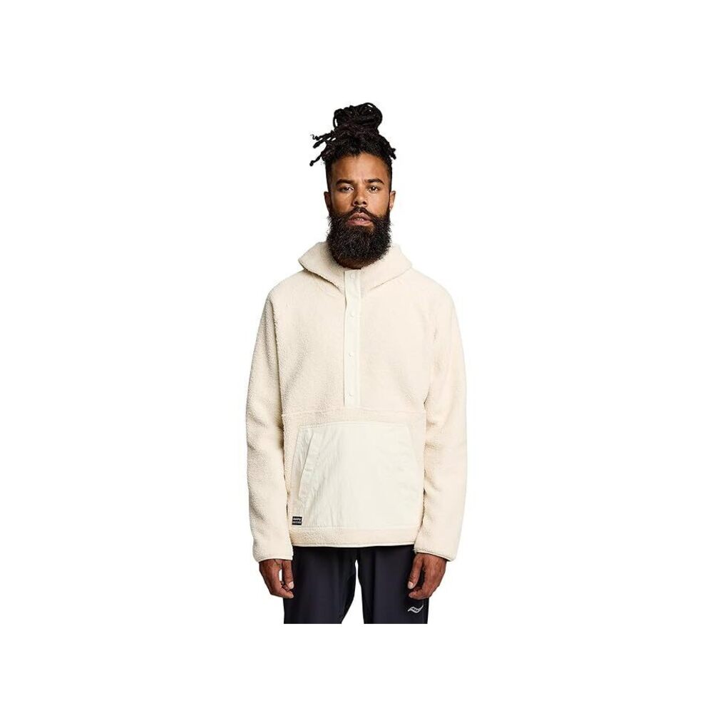 Saucony Recovery Sherpa Pullover Linen XS